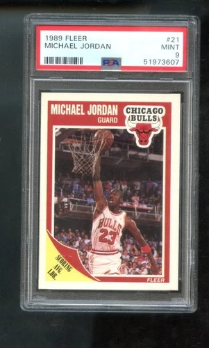 New Listing1989-90 Fleer #21 Michael Jordan PSA 9 Graded Basketball Card NBA 1989 1990 Bull