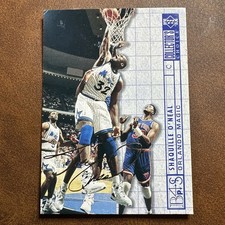 1994-95 COLLECTOR'S CHOICE BLUEPRINT SILVER SIGNATURE SHAQUILLE O'NEAL MAGIC