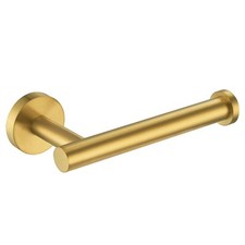 Toilet Paper Holder Brushed Gold, SUS304 Stainless Steel Bathroom Paper Roll ...