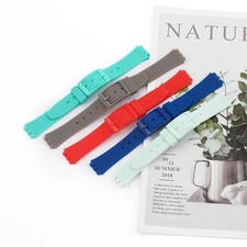 12mm Children Watchbands Needle Buckle For Swatch Women Watch Strap Silicone