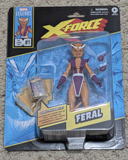 X-Men Marvel Legends Series Feral 6-Inch Action Figure Retro Comic X-force