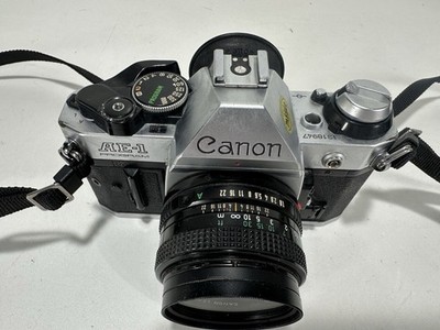 CANON AE-1 PROGRAM FILM CAMERA W/CANON FD 50MM 1;1.8 LENS | eBay