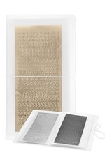 Sticker Organizer Binder Album, Large 9.6 x 4.8 x 0.5 inches,