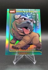 2026 Topps Chrome Marvel Lockjaw #70 Aqua Refractor 194/199