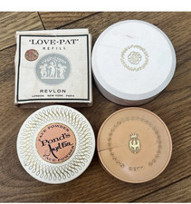 Vintage makeup bundle Revlon Ponds Love-Pat Face Powde Compact