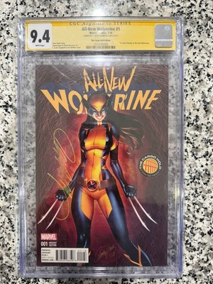 CGC 9.4 All New Wolverine #1 2016 Cargo Hold Variant Signed J Scott Campbell