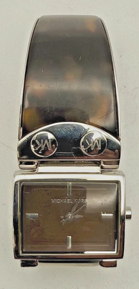 Reloj de moda con brazalete de cuarzo estilo carey Michael Kors MK4168 en caja para mujer Foto 2 de 4