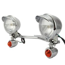 Passing Driving Auxiliary Fog Lights Bar Kit For Harley Honda Suzuki Kawasaki