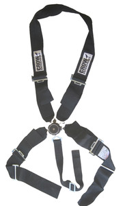 Crow 5 Point Racing Harness Seat Belt Race Car buggy rail Hot Rod Chevy