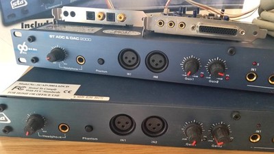 ST ADC & DAC 2000 2x Audio Interface ST Audio Hoontech RETRO VINTAGE SOUNDKARTE