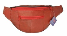 Genuine Leather Fanny Pack Pouch Waist Bag Slim Design New colors