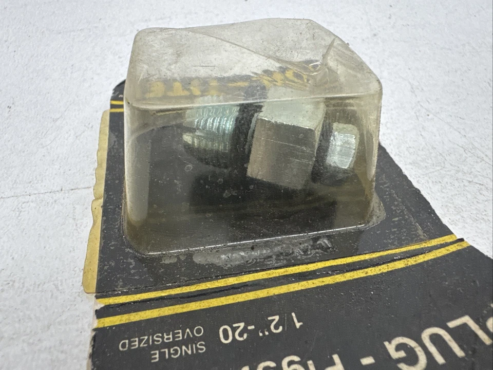 Chevy 305 350 Pontiac 350 400 455 Oil Pan Drain Plug Bolt 1/2-20 Oversize Repair - Image 4 of 4