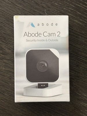 ABODE CAM 2 Model 104061/A Plug-in Indoor Outdoor WiFi Security Camera.
