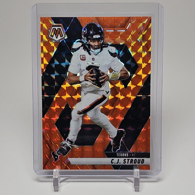 Panini Mosaic 2025 C.J. Stroud Orange Mosaic Prizm #71 /199 Texans