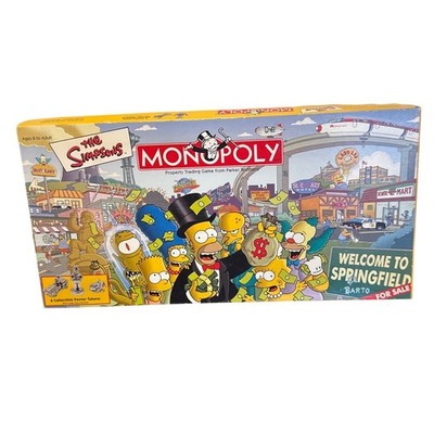The Simpsons Monopoly Board Game 01 Springfield Edition USAopoly Parker Brothers