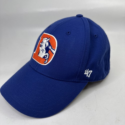 #ad Denver Broncos 47 Brand Legacy Vintage Blue Clean Up Adjustable Hat $14.99