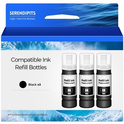 Compatible for EPT522 Black Ink Bottles ET 2800 ET 4800 ET 2803 ET 2400 Repla...