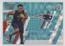 2017 Panini Unparalleled Class of 2017 Rookie Teal 27/49 Derek Rivers #293 0c6