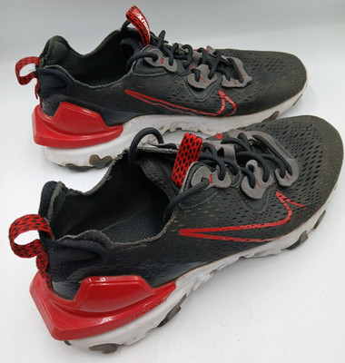 Nike React Vision Turnschuhe Herren rot schwarz Dimsix Größe UK 9,5
