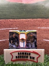 2023 Topps Tribute Dual Relics 2 Player /199 Pete Alonso Mike Piazza #DR-API HOF