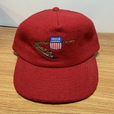 Union Pacific Railroad Red Snapback Hat - Made in USA Wool Cap NWOT