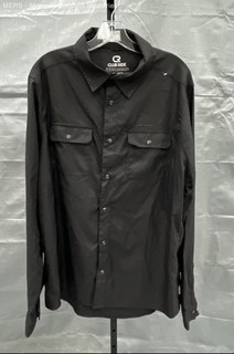 Club Ride Men's Black Technical Cycling Performance Snap Front Shirt Sz XXL