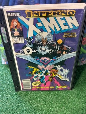 Uncanny X-Men #242 Marvel 1989 Inferno Giant-Sized Spectacular Bagged Boarded