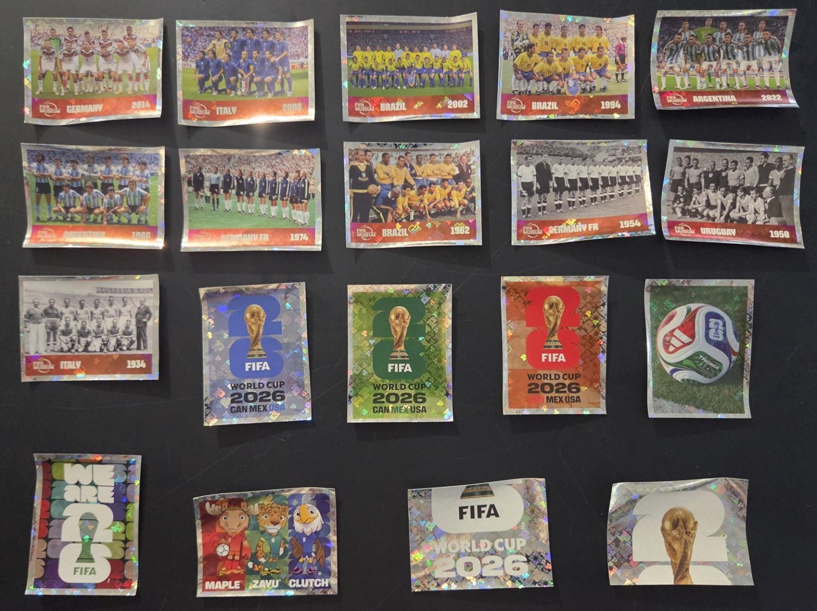 2026 Panini FIFA World Cup Stickers FWC2 to FWC19 - YOU PICK - FWC Foil Stickers