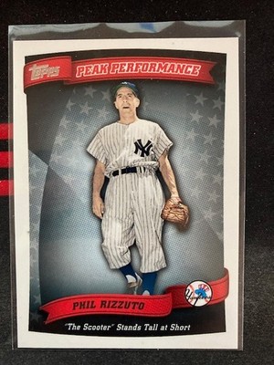 2010 Topps #PP-88 Phil Rizzuto Peak Performance New York Yankees