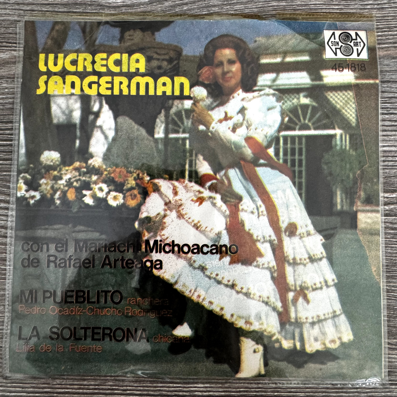 Lucrecia Sangerman & Mariachi, Mi Pueblito / La Solterona, Mexican 7" Single PS