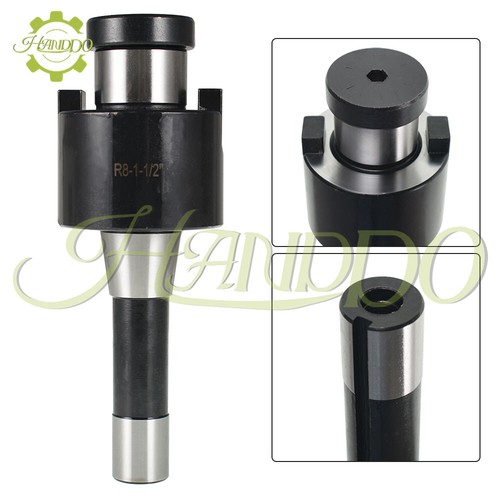 Soporte adaptador de eje de fresado de carcasa de vástago R8 de 1-1/2" para máquina Bridgeport - Imagen 7 de 9