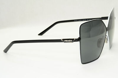 Prada Sunglasses Oversized Black Butterfly Square PR50YS SPR 50Y