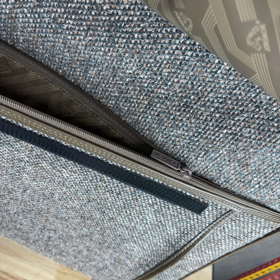 Jordache Maleta Equipaje Maleta Viaje Ruedas Marrón 28x21x9 Foto 4 de 4