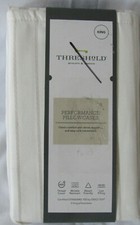 Threshold Performance Pillowcases KING Stripe Pewter new 60736