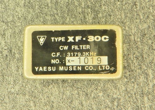 Filtr Yaesu XF30C CW do nadajników-odbiorników FT101 B, E,F ham HF