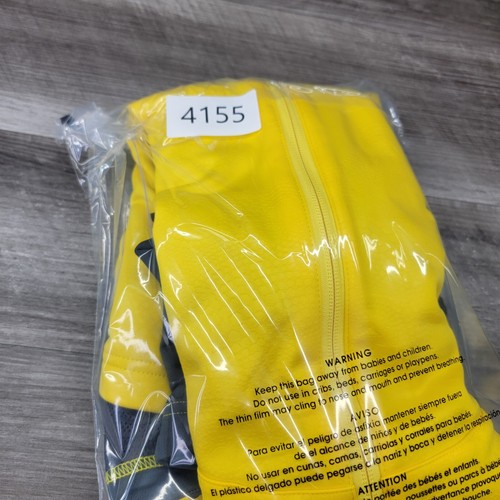 NOVARA jacket Womens large L Full Zip Hood Back Pockets Cycling yellow - Picture 12 of 12
