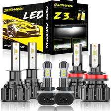For Kia Sorento Sport Utility 4-door 2011-2013 Led Headlight Fog Light Bulbs Kit