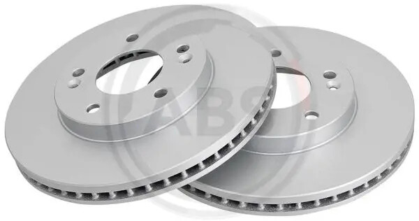 2x Disco freno ventilato 17206 A.B.S. per HYUNDAI XG XG Tre volumi