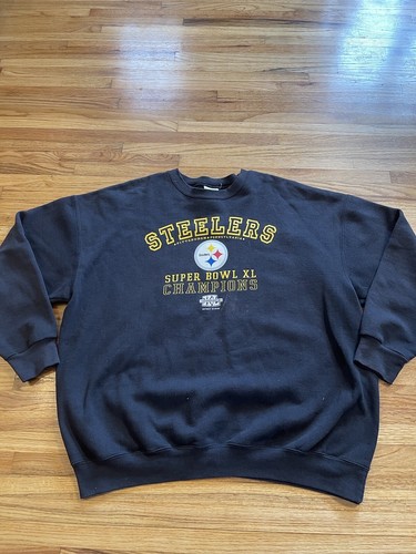 Pittsburgh Steelers Super Bowl Champs Crewneck Lee Heavyweight 2XL Vintage 2006 - Picture 2 of 7