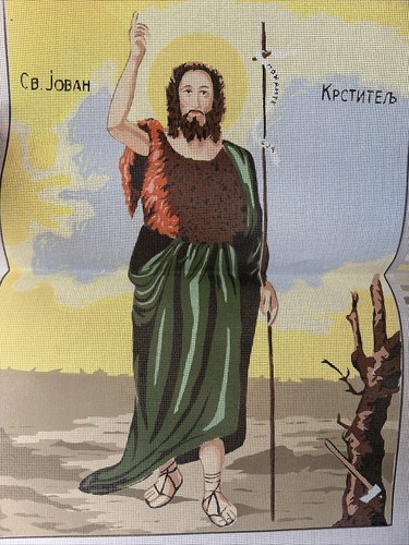 Printed needlepoint Tapestry Kasandra Canvas Only 45x60 Cm Temeljkovic - Picture 1 of 8