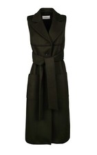 Pringle Of Scotland Coat In Forrest Green, Size 12
