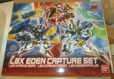 TINY ORBIT BANDAI LBX EDEN CAPTURE SET Zero Force Minerva Plus Robot Plastic Kit
