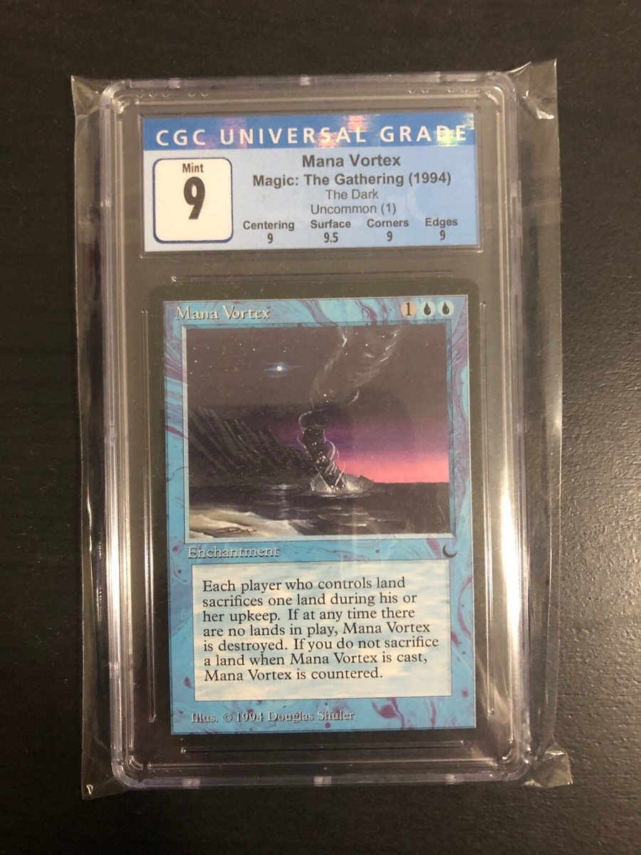 Mana Vortex MTG - The Dark 1994 - CGC 9 Mint - Reserve List (b) | eBay