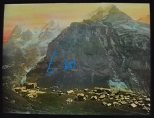 Photograph MURREN PANORAMA SWITZERLAND C1920 Magic Lantern Slide