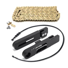 For Honda XR650L 1993-up Extended 4-9" Swing Arm Extension Brake Line Chain Kit