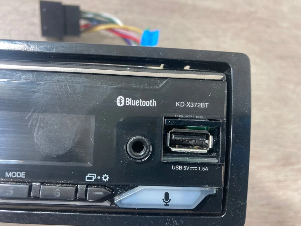 JVC CAR RADIO STEREO BLUETOOTH USB AUX JVC KD-X372BT - Image 3 of 4