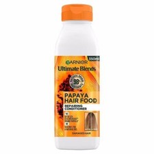 6 x Garnier Ultimate Blends Hair Food Papaya Conditioner 350ml 15.84 per litre