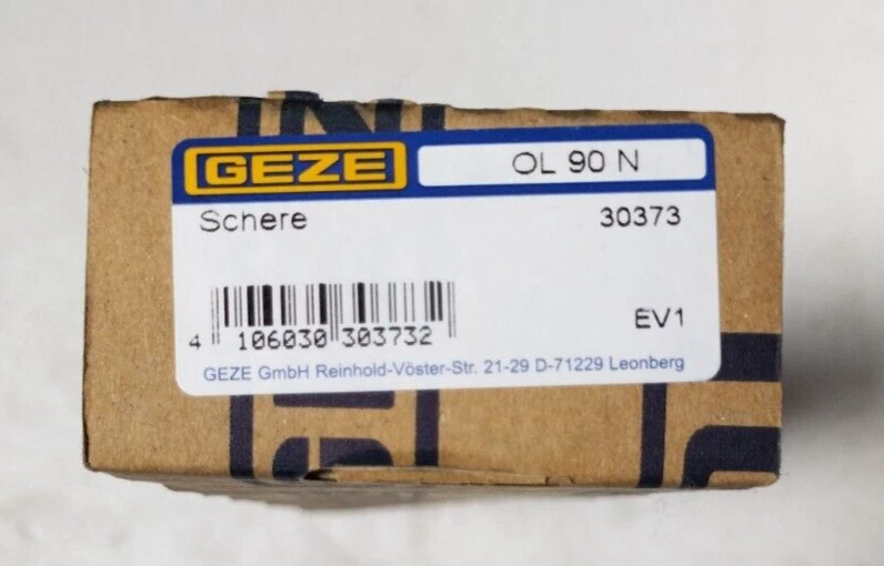 GEZE BOITE COMPAS POUR FERME-IMPOSTE A TRIANGLE OL 90 N - Photo 2/2