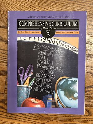 Comprehensive Curriculum Basic Skills Grade 3 USED Reading Math English Science