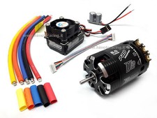 Combo Rocket Brushless Capteurs Moteur 540 8.0T + Régulateur 120A Turbo Modifié
